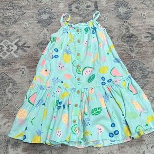 Cotton on kids sz 7 Colorful Fruit Print Sundress